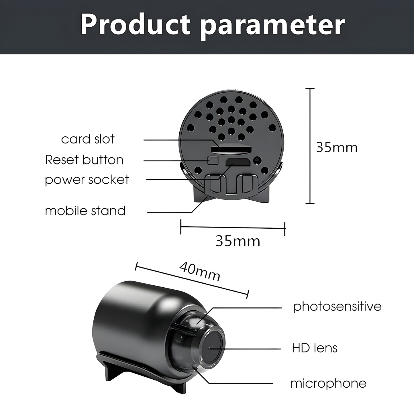 Camara Espia Mini Nuevo Modelo 1080p